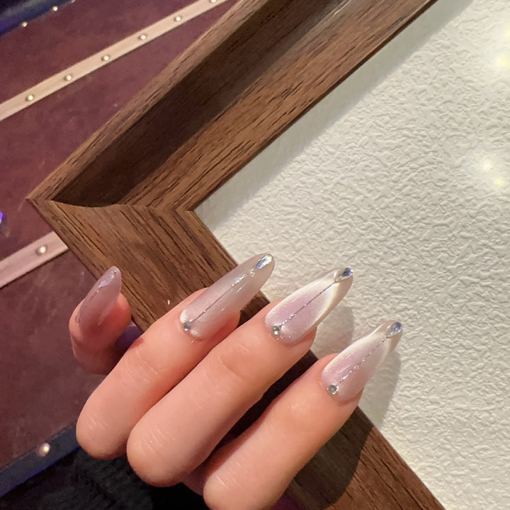 Elegant Stiletto Press-On Nails Bowlift