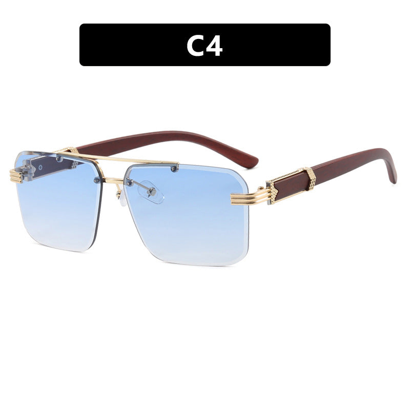 Women's geometric oversized sunglasses with trendy design and luxurious accents Bowlift
