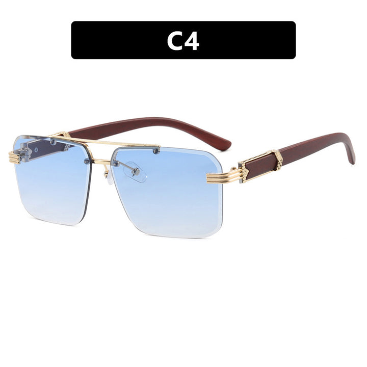 Women's geometric oversized sunglasses with trendy design and luxurious accents Bowlift