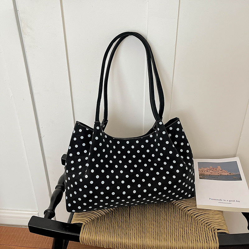 WoChic Polka Dot Shoulder Bag Bowlift