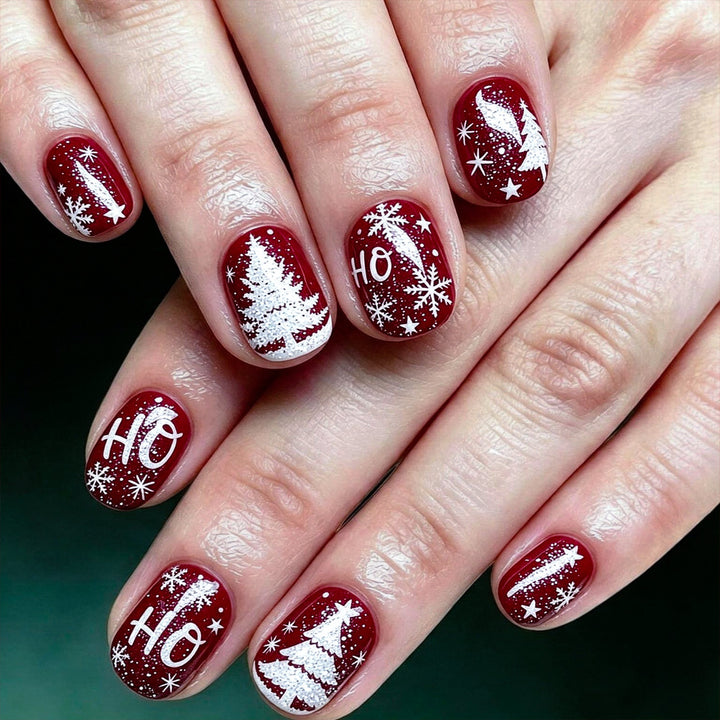 Festive Holiday-Themed Nail Art Bowlift 1787542979