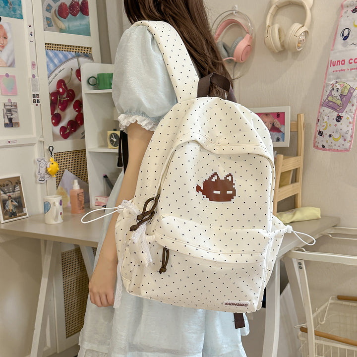 Fun Graphic Print Backpack Bowlift