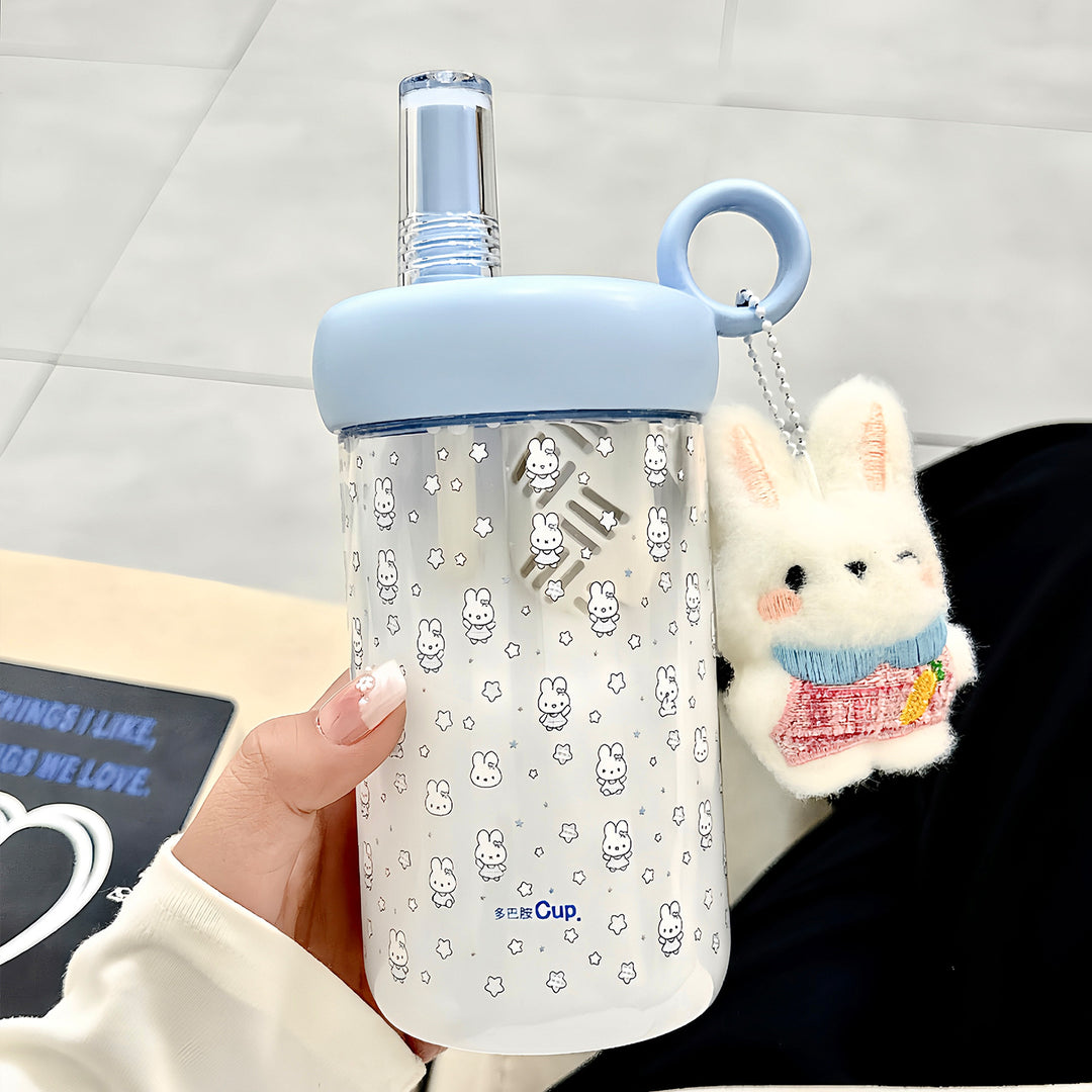 Ladies practical drinking bottle with cute animal motif Bowlift