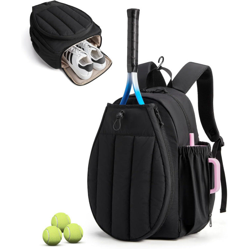 Multi-Functional Tennis Racket and Shoe Backpack Bowlift
