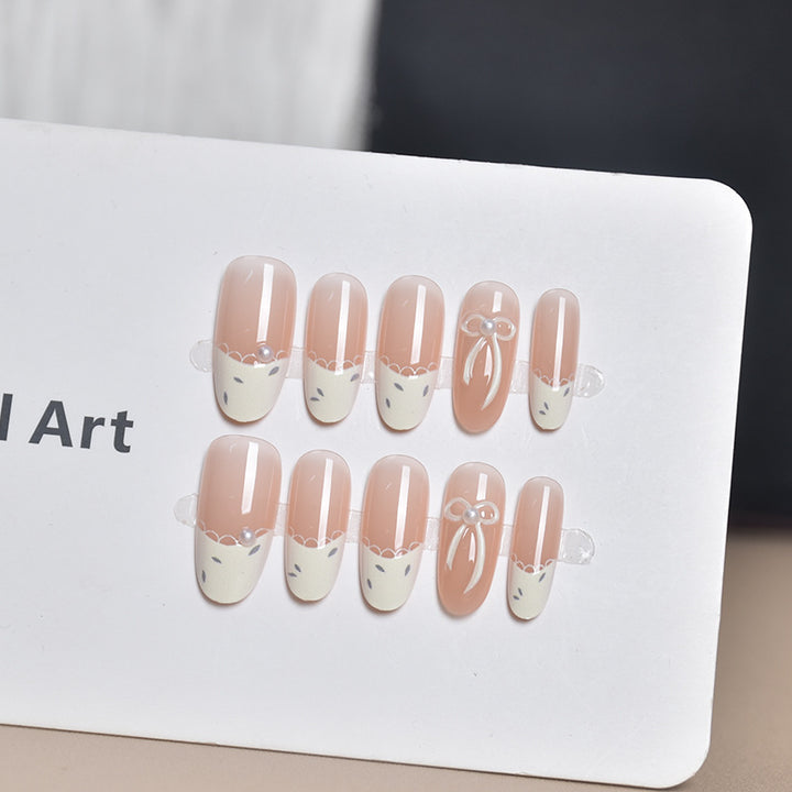 Artistic Press-On Nail Art Set Bowlift 1787316011