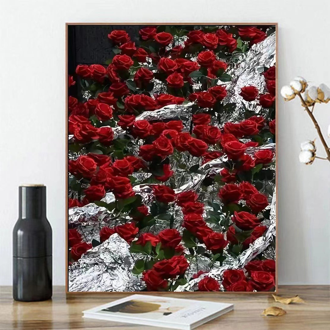 Floral Landscape Canvas Art Bowlift