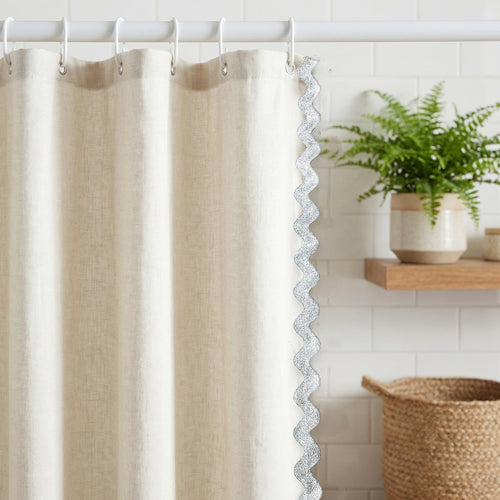 Decorative Shower Curtain Bowlift