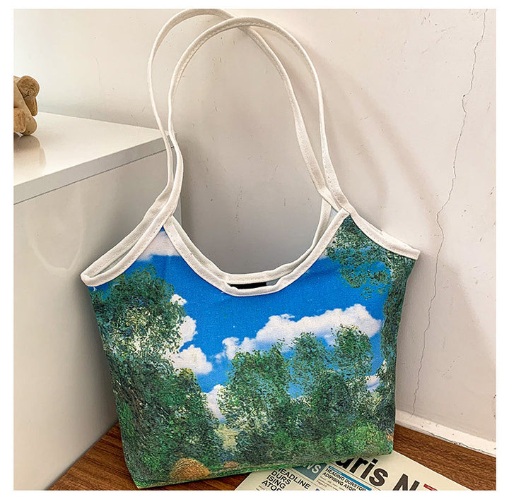 Artistic Print Tote Bag