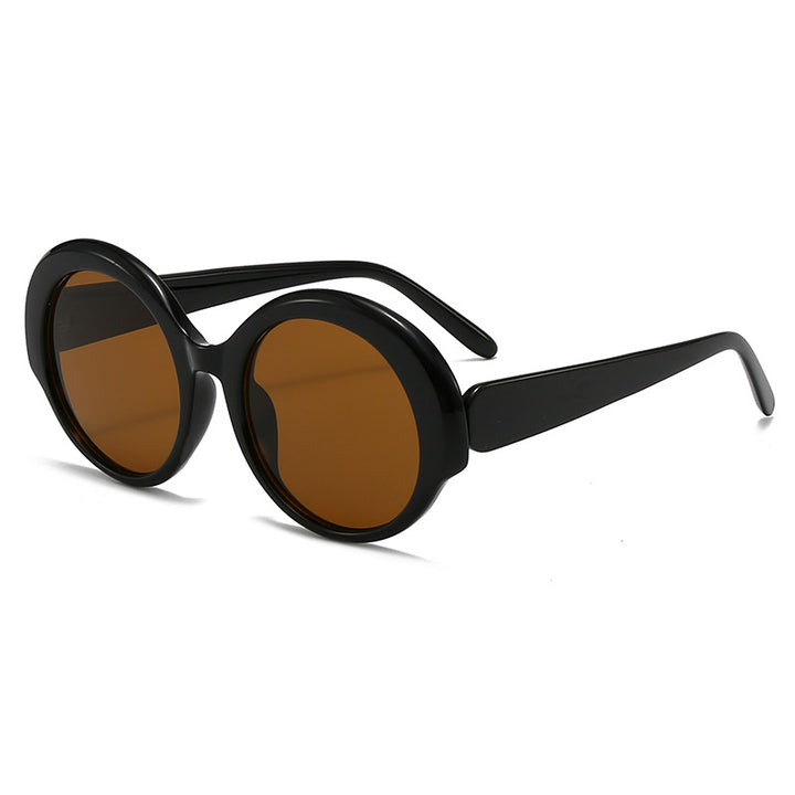Women's fashionable round designer sunglasses Bowlift