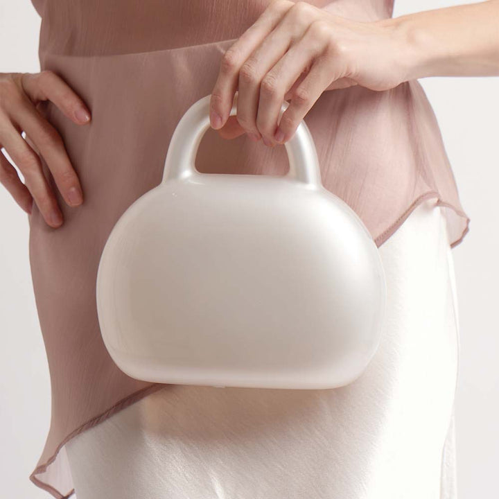 Sculpted Modern Handheld Clutch