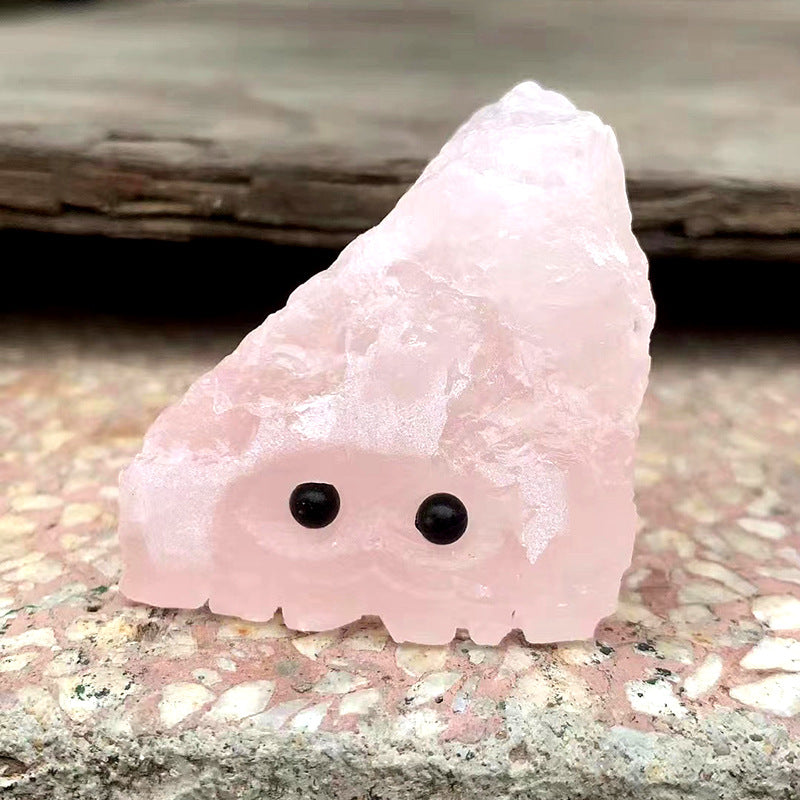 BowLift | Hand-Carved Natural Crystal Hedgehog