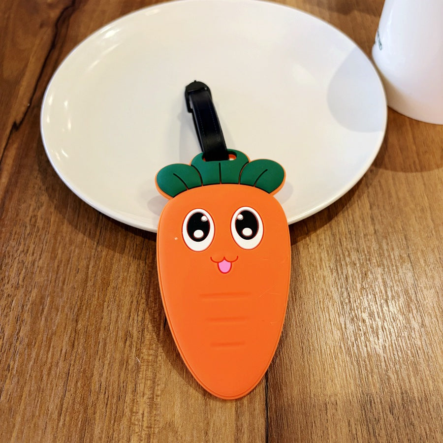 Cute Carrot Shaped Luggage Tag Bowlift