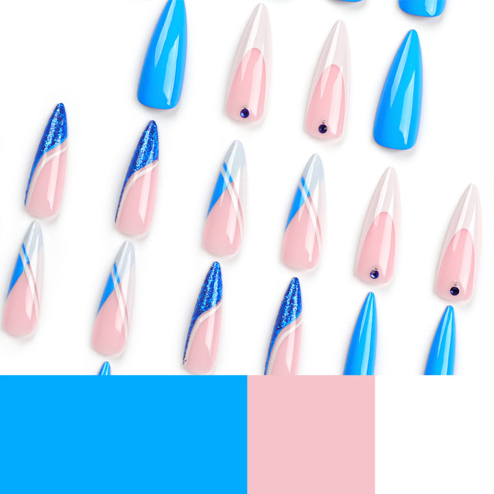 Creative Nail Art with Glamorous Design Details Bowlift
