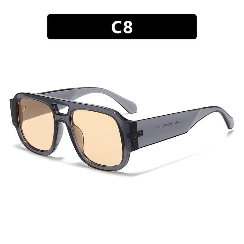 Ladies modern sunglasses in elegant rectangular design Bowlift
