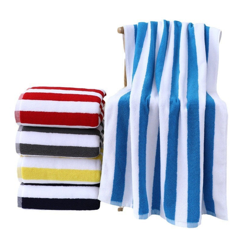 Premium Bath Towel With Elegant Stripe Pattern Bowlift