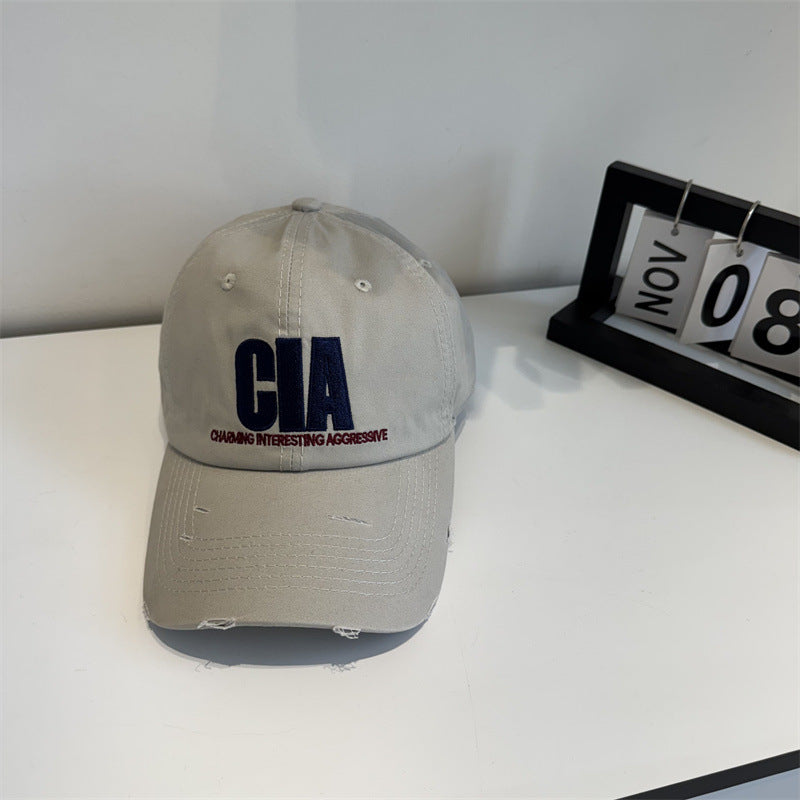 Men's Distressed Motivational Baseball Cap Bowlift