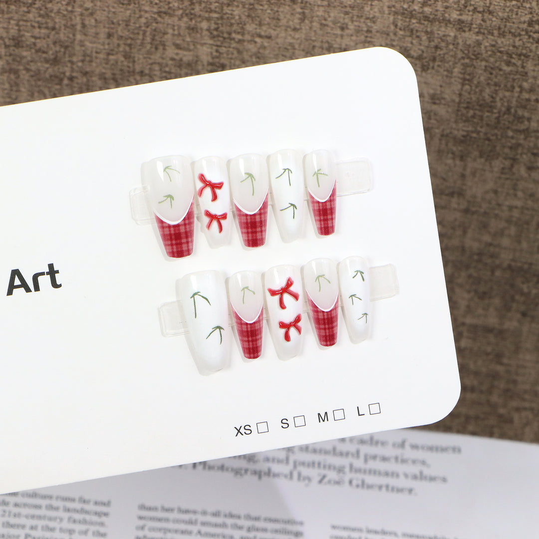 Festive Nail Art Press-On Collection Bowlift