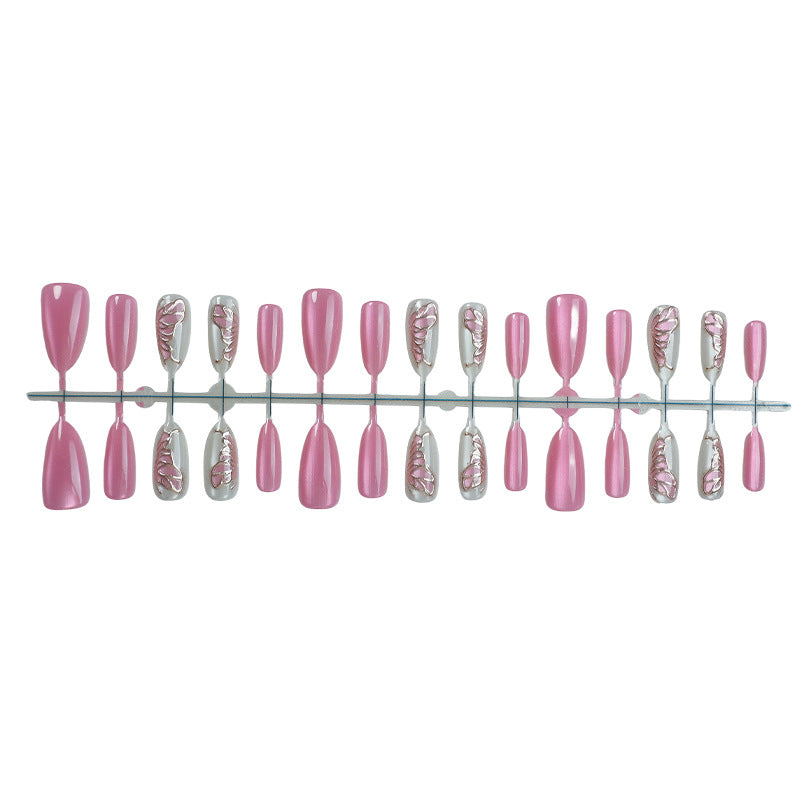 Artisan Decorated Press-On Nail Set Bowlift