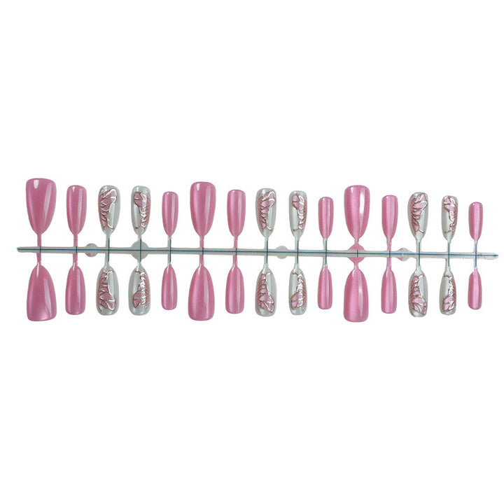 Artisan Decorated Press-On Nail Set Bowlift