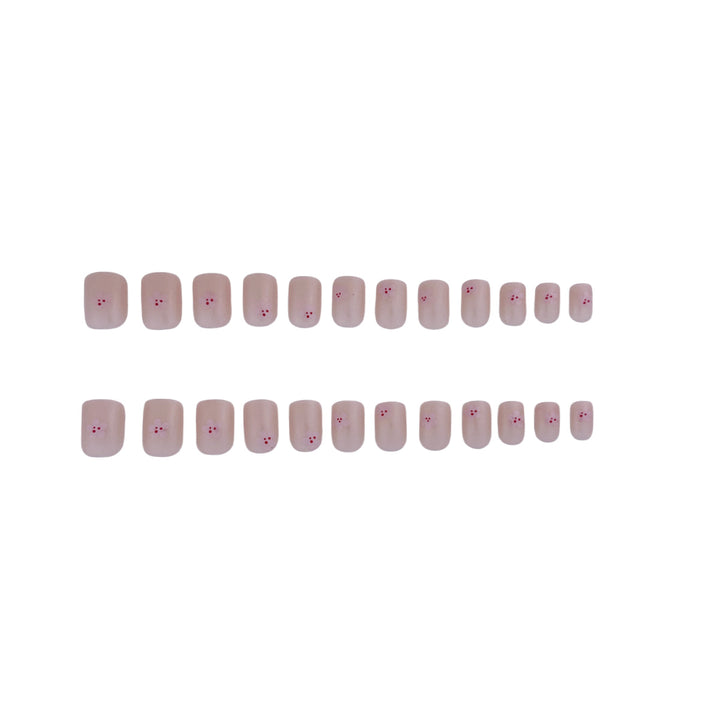 Floral Design Press-On Nail Extensions Bowlift