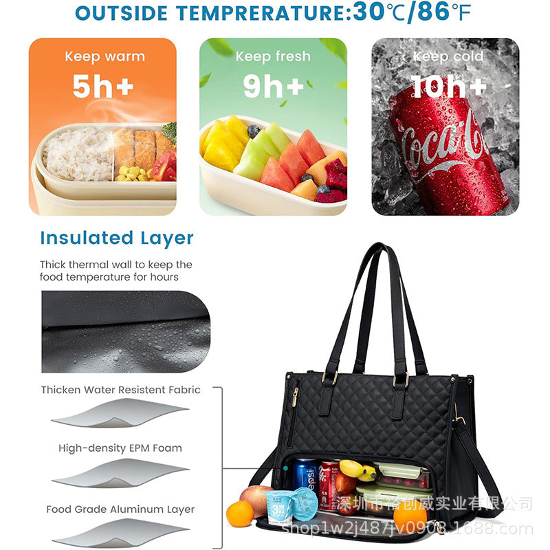 Insulated Lunch Tote Bag Bowlift