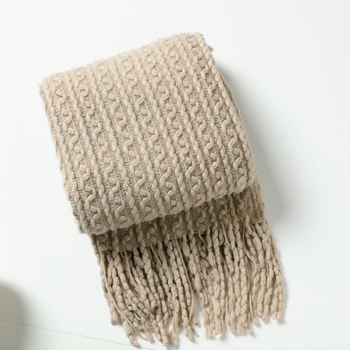 Textured Knit Scarf