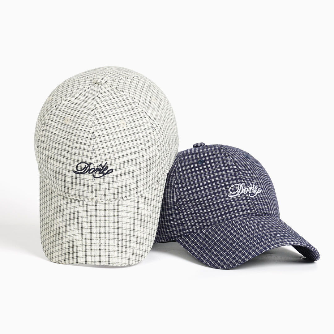 Women's Sporty Checkered Cap Bowlift