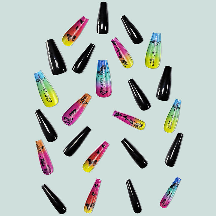 Creative art nails in unique design Bowlift