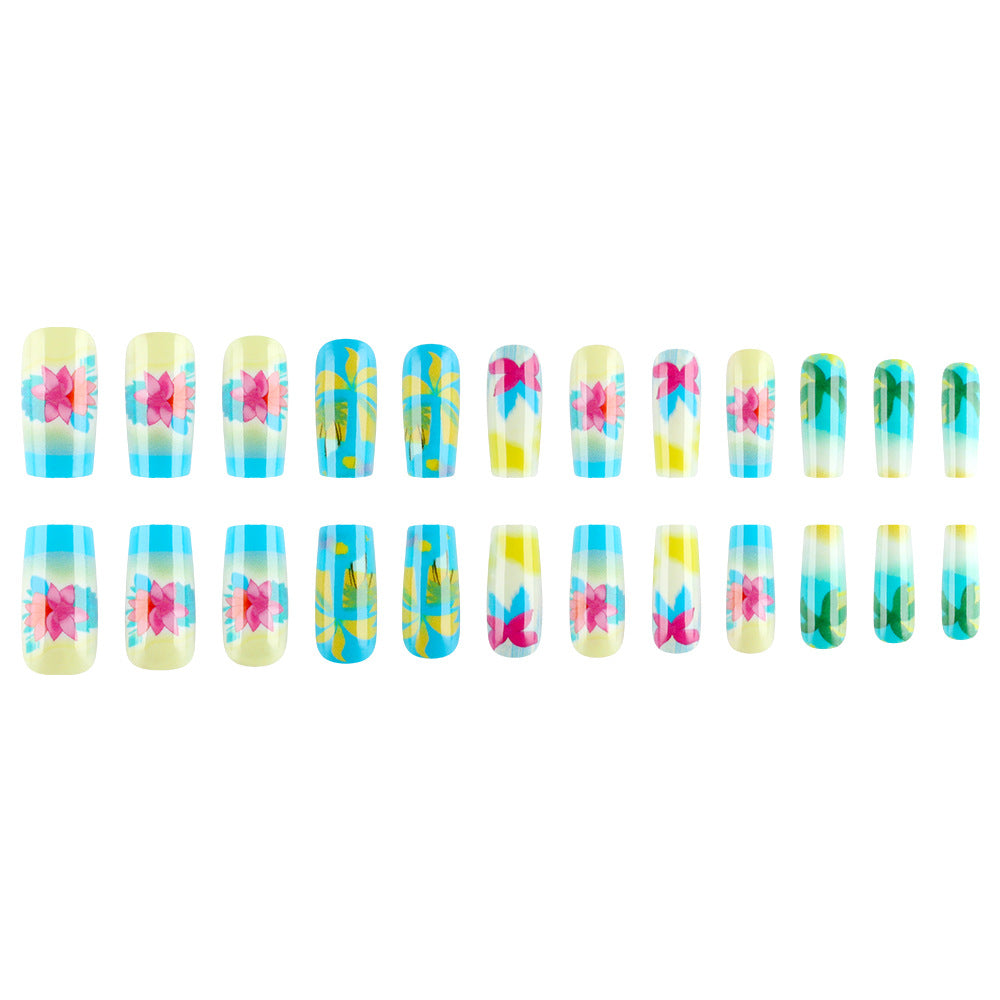 Artistic Tropical Paradise Nail Art Bowlift