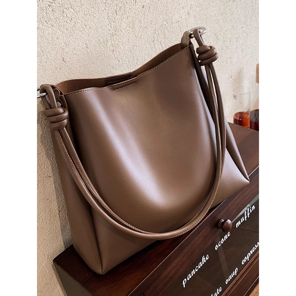 Premium Leather Slouchy Tote Bowlift