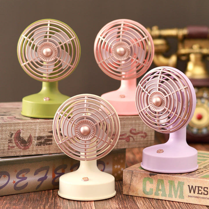 Women Portable Table Fan with Flexible Tilt Adjustment Bowlift