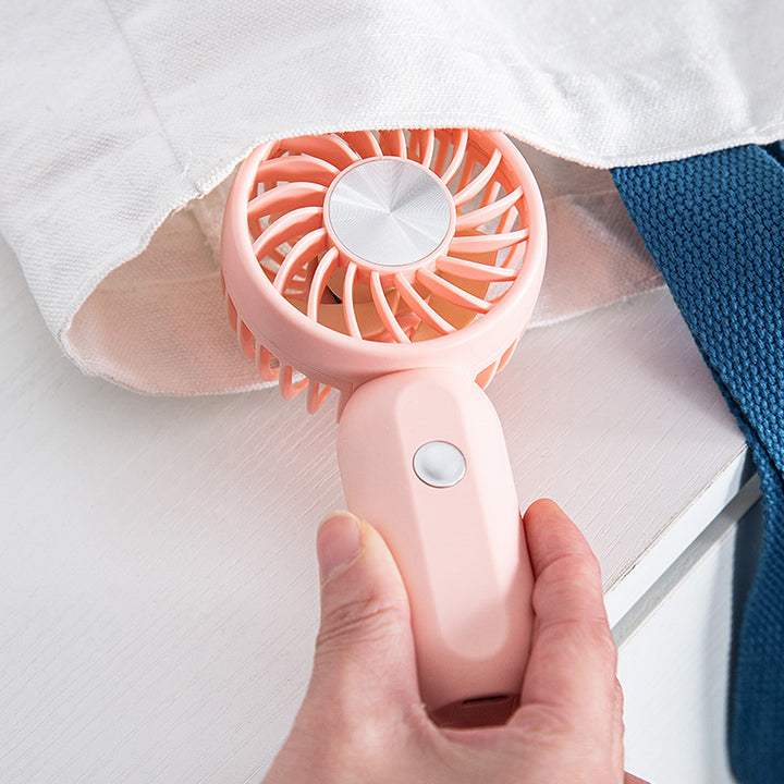 Women Portable Mini Hand Fan with Ergonomic Design and USB Charging Function Bowlift