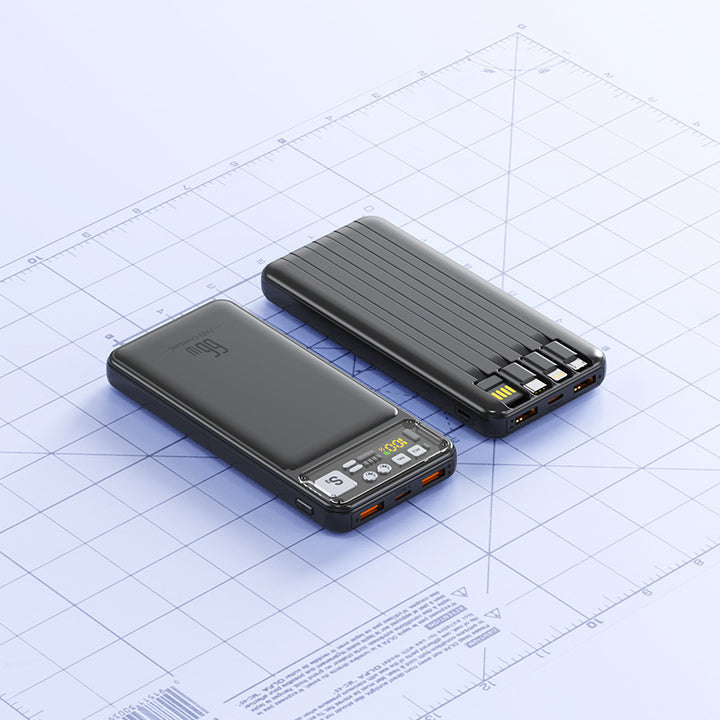 High-performance power bank with digital display and innovative fast charging technology Bowlift
