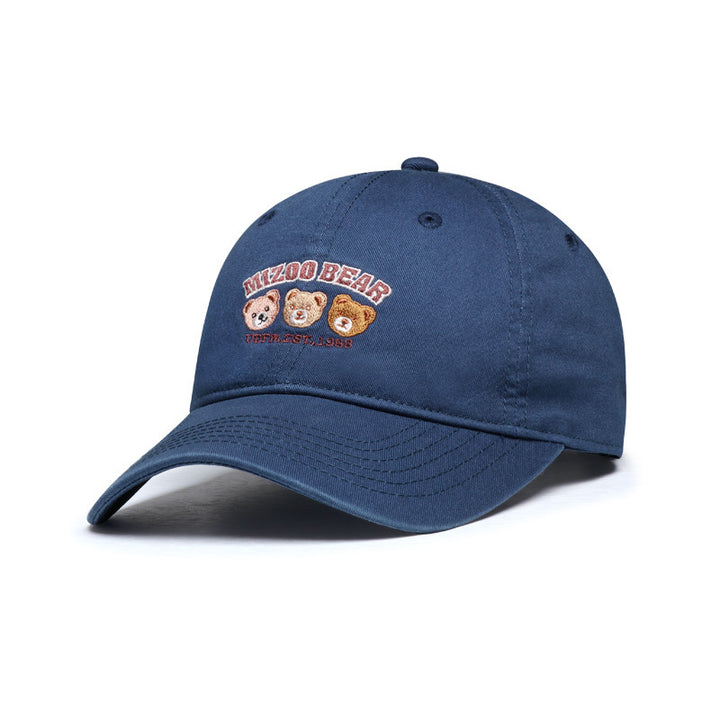 Women playful cotton cap with embroidered animal design Bowlift