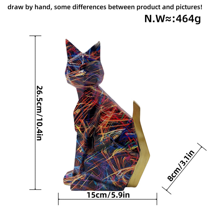 Colorful lion figure made of high-quality resin Bowlift