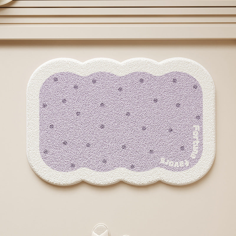 Soft Textured Decorative Bathroom Mat Bowlift