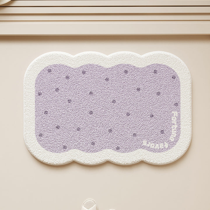 Soft Textured Decorative Bathroom Mat Bowlift