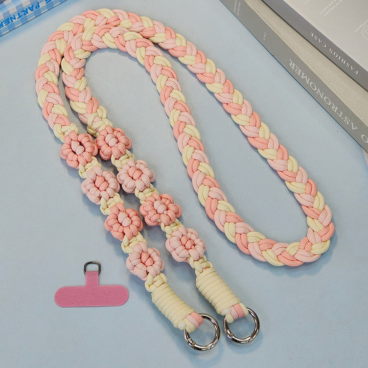 Creative Floral Design Braided Utility Leash Bowlift