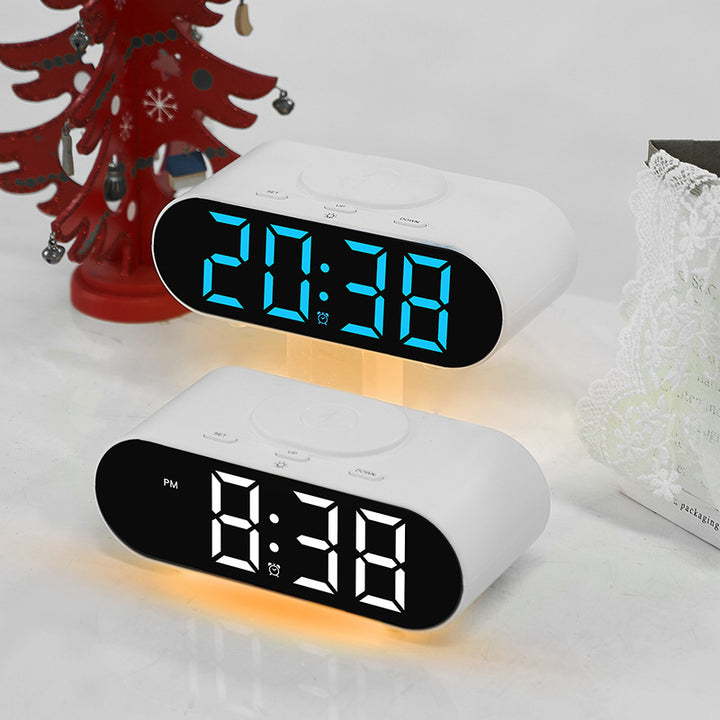 Digital FM clock radio with large LED display Bowlift