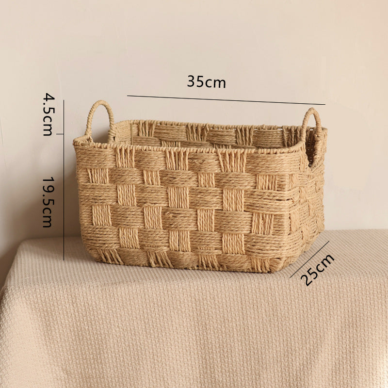 Handmade storage basket with practical handle Bowlift