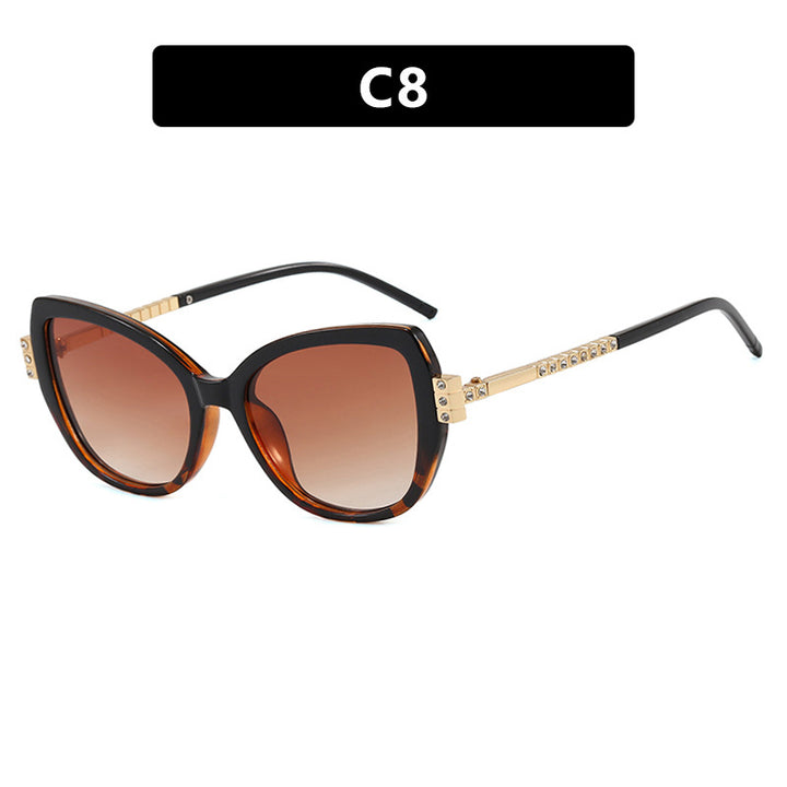 Women oversized sunglasses with protective UV filter and elegant accents Bowlift
