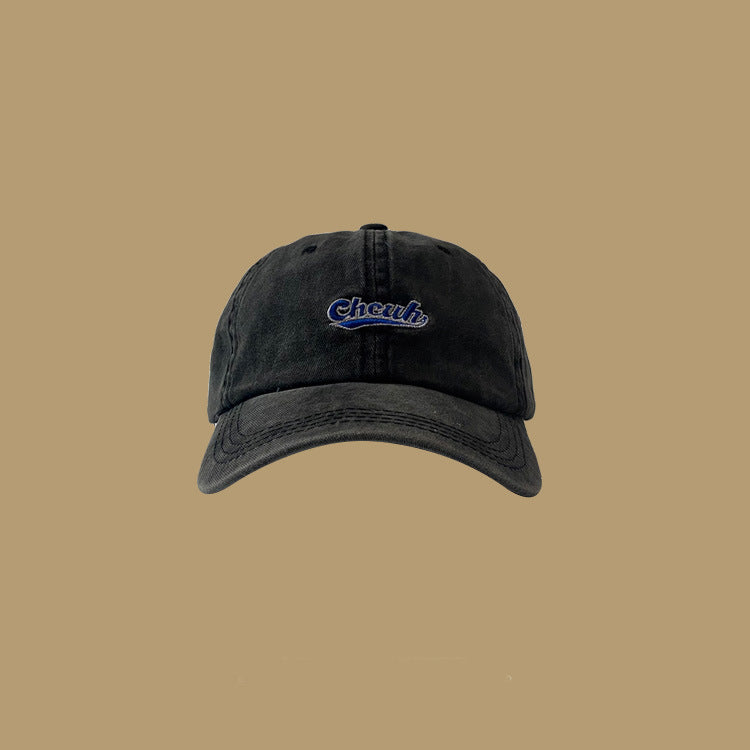 Vintage-Style Adjustable Cotton Cap