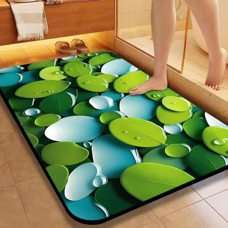 Non-Slip Water-Absorbent Bath Mat Bowlift