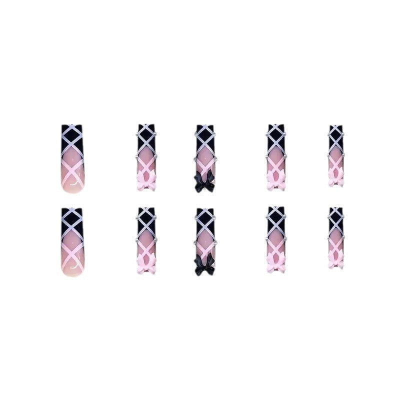 Artistic Long Stiletto Nail Enhancements Bowlift