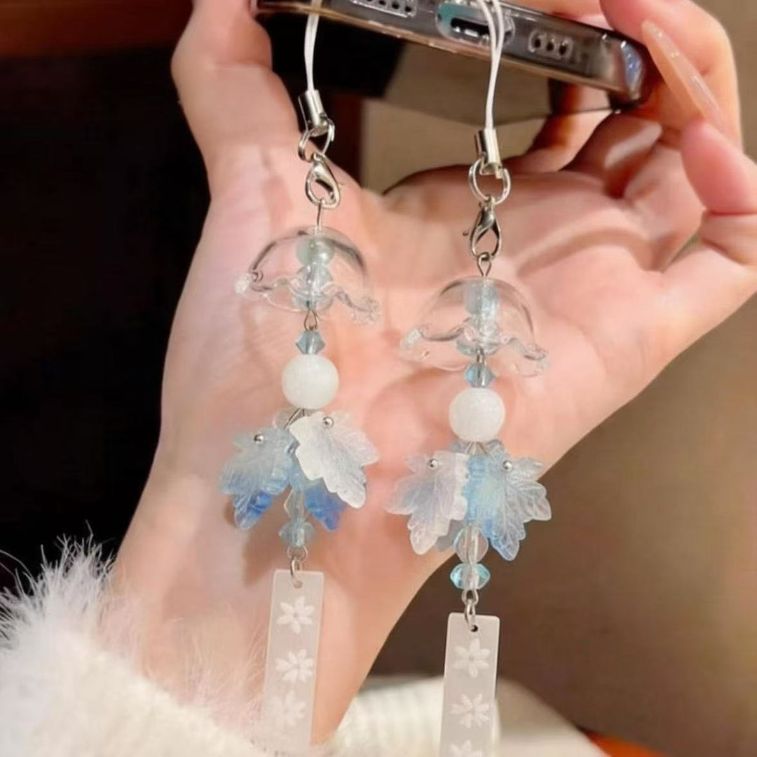 Decorative Floral Charm Keychain Bowlift