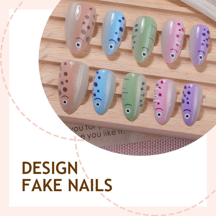 Creative nail art set with artistic patterns Bowlift