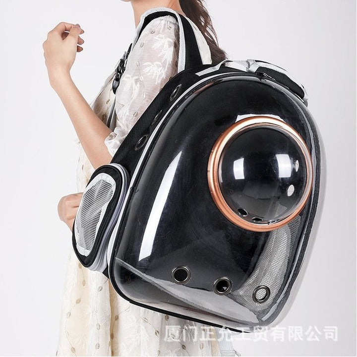 Unisex Transparent Pet Backpack with Ventilation Function Bowlift