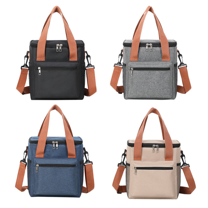 Insulated Multi-Pocket Lunch Cooler Bag
