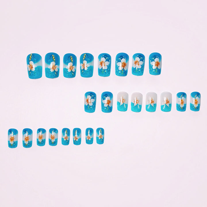 Floral 3D Nail Art Bowlift