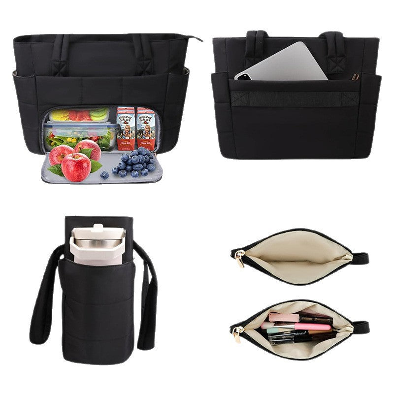 Stylish everyday and cooling bag with innovative compartment system Bowlift